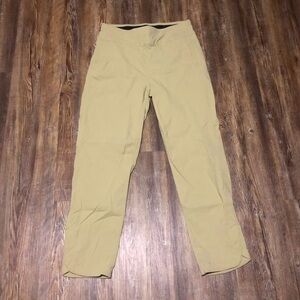The North Face Pants Women's Small Khaki Nylon Hiking Outdoor Activewear